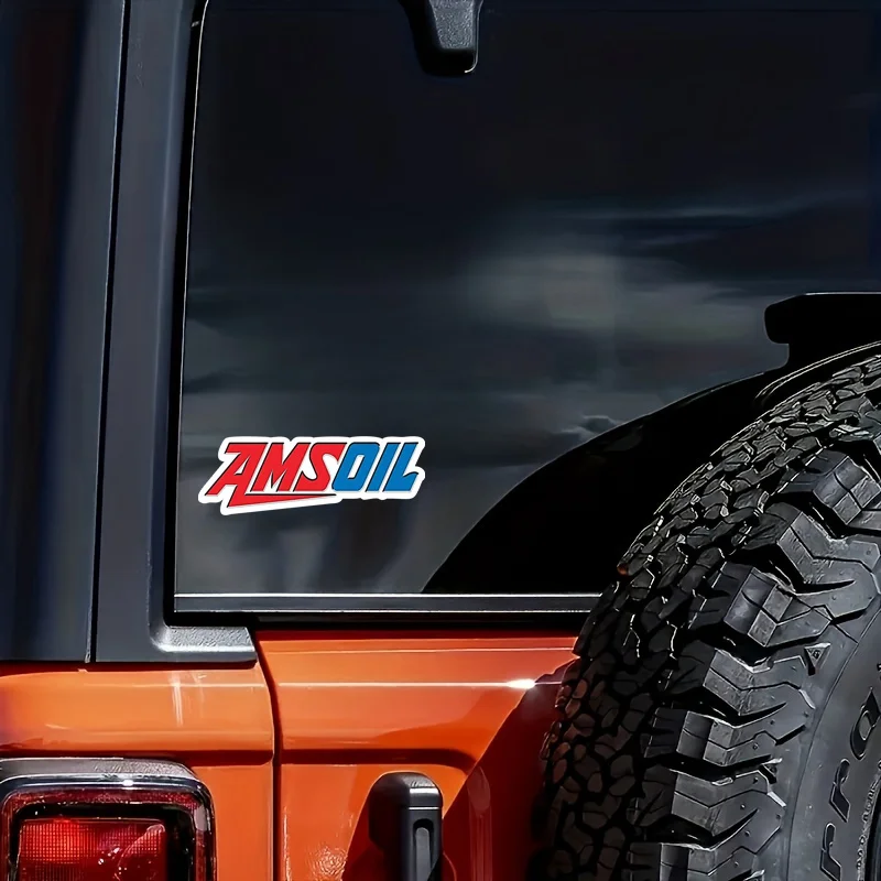 1PC 멋진 AMSOIL 자동차 스티커, 자동차를 개인화하기 위한 독특한 엠블럼, 오일에 민감한 운전자에게 적합