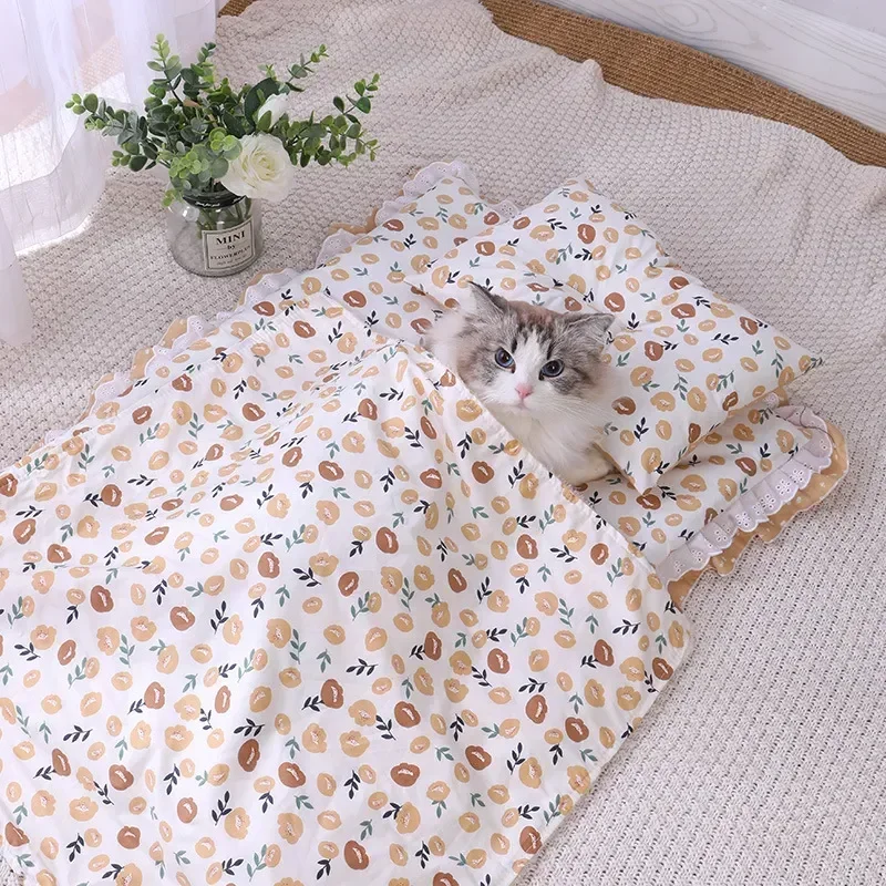 

3 шт./комплект, хлопковые лежанки для домашних животных