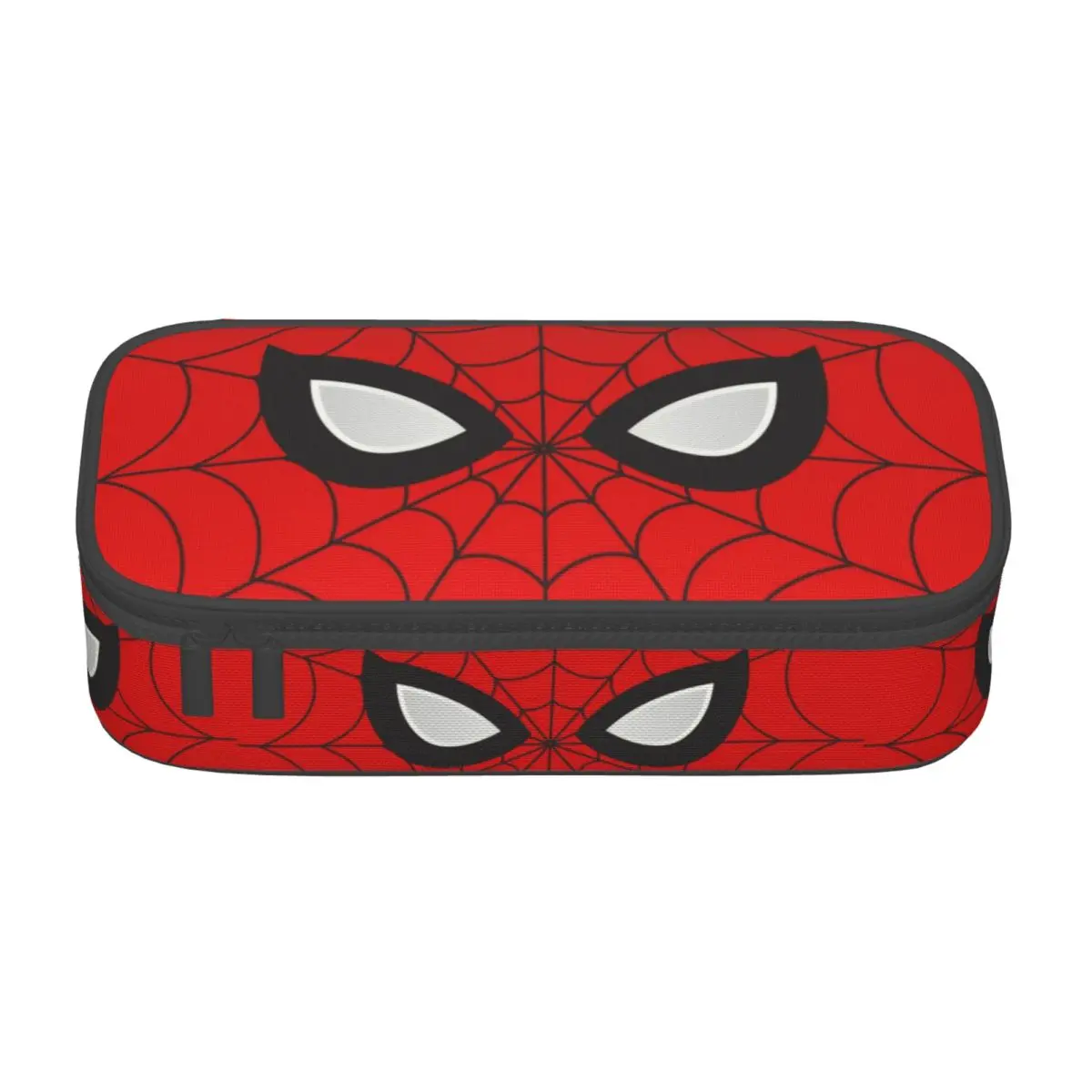 Classic Red Spider Web Pencil Cases for Boys Gilrs Big Capacity Pen Bag Box Stationery