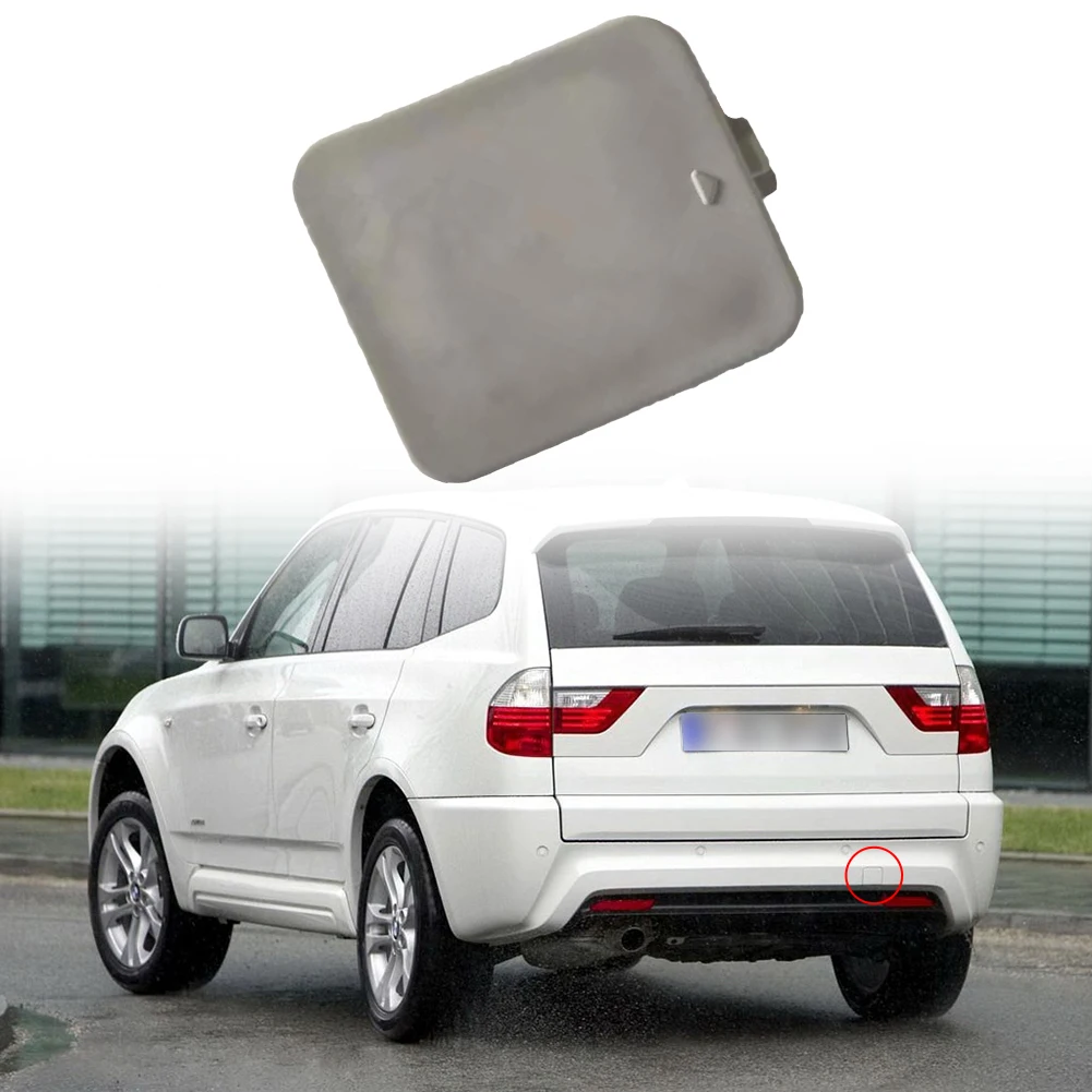 

1PCS Car Rear Bumper Hook Tow Cap Cover For BMW X3 E83 2.5si XDrive30i LCI 2007-2010 Part Number 51123423778 51-12-3-423-778