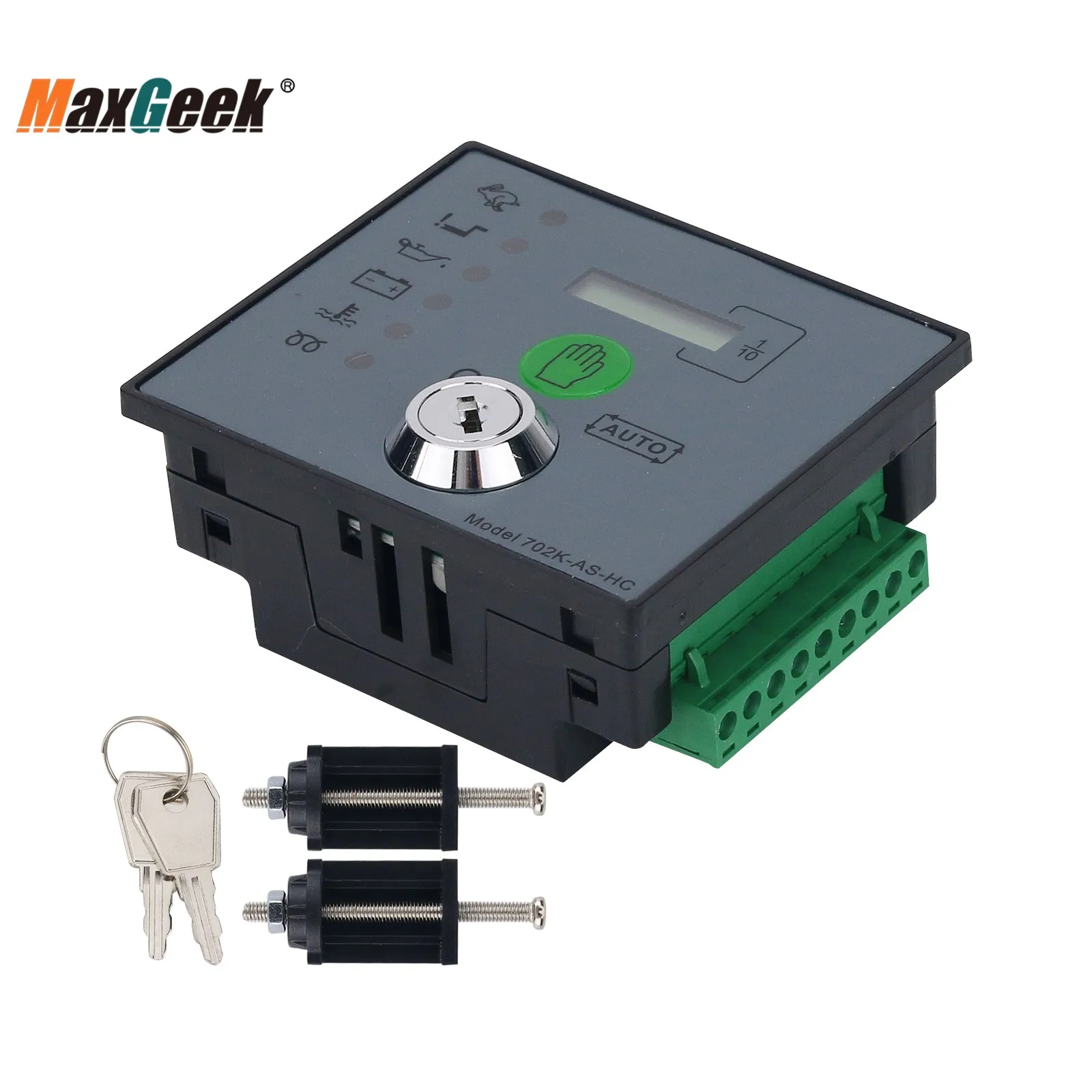 Controlador do gerador Maxgeek, início automático com