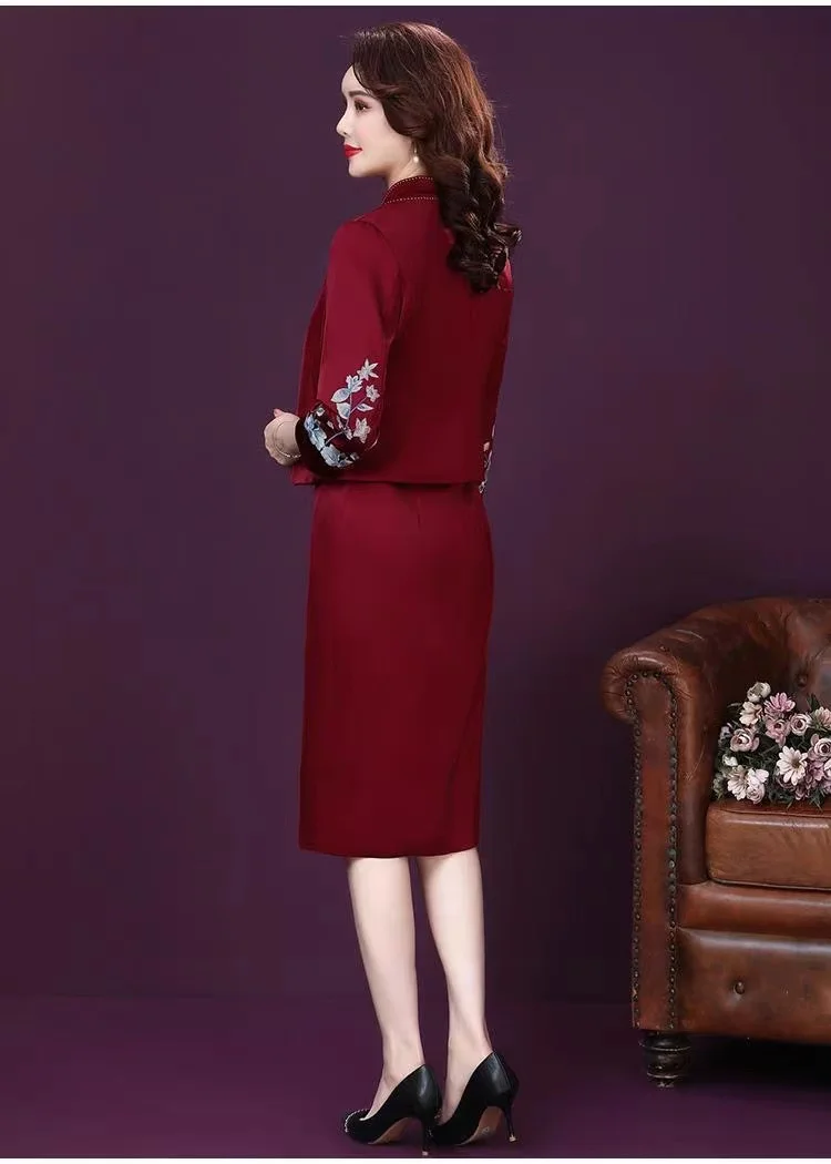 High Quality Womens Dress Suit Women Clothing Dress Suit Autumn 2
