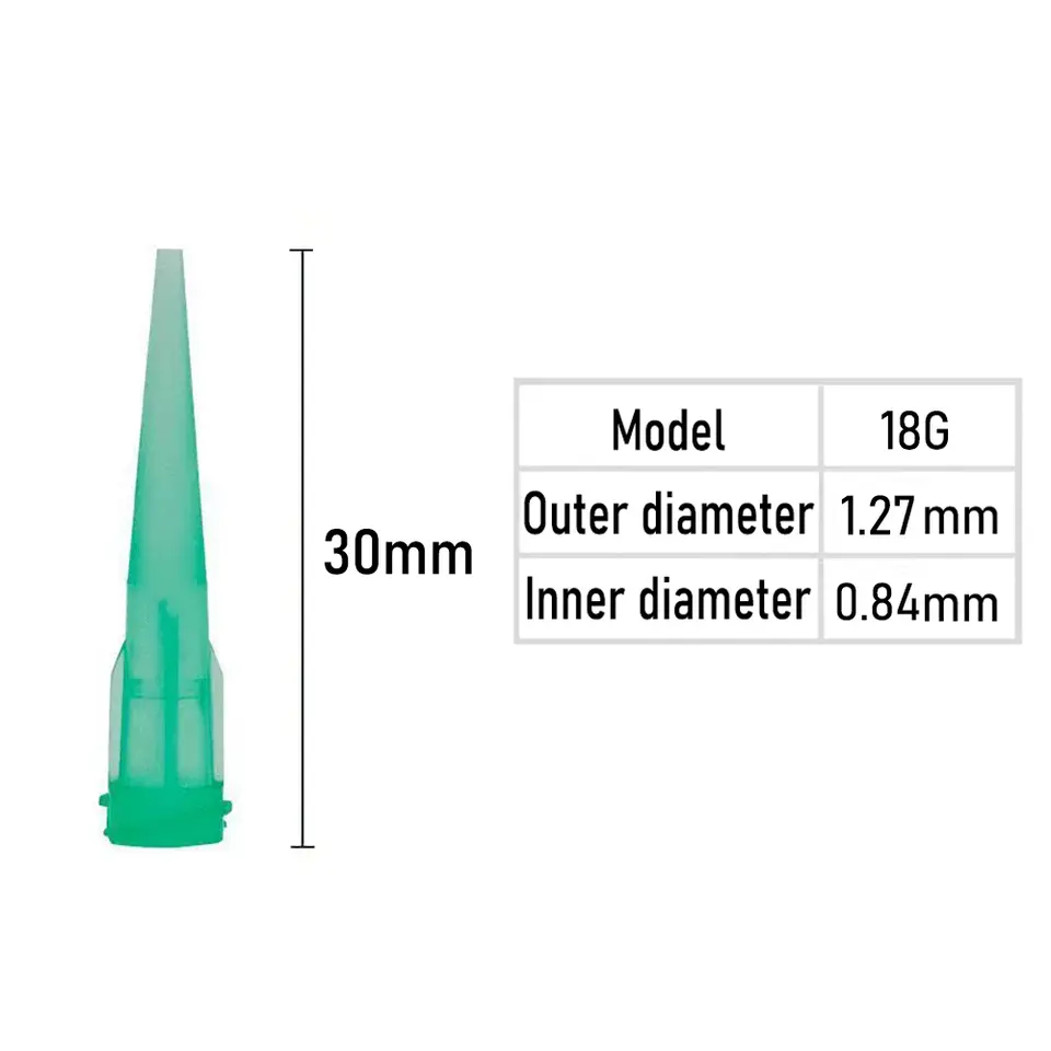 10pcs Luer Lock TT Tapered Tips Precision Liquid Syringe Dispenser Needles Tips 30mm 10/11/13/14/15/16/18/20/21/22/23/25/27/30G image 18