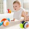 Children's Cute Rope Drag Snail Creative Toy Music Light Rope Pull Baby Toddler Toy 3