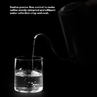 Timemore Fish Pro X 900 ml Pot de contrôle de température de compétition Pot de rinçage électrique à main en acier inoxydable cafetières infusées à la main 5