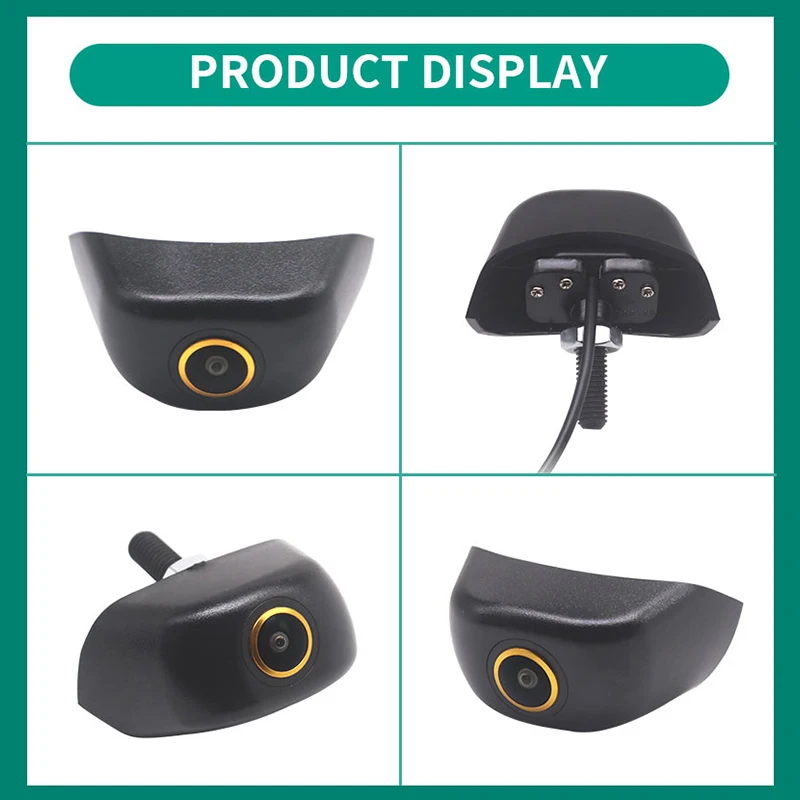 메르세데스 벤츠 M ML GL 클래스 GLE W166 GLS X166용 CCD AHD 차량 전방 카메라, 야간 투시 전면 그릴 카메라