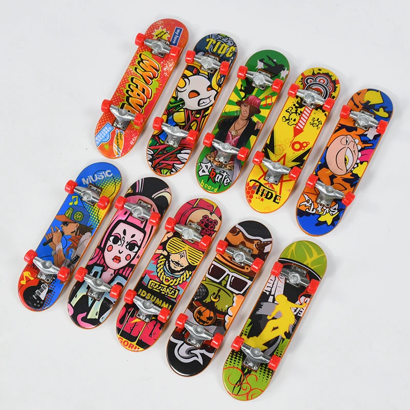 5-20Pcs Finger Skateboard Toy Mini Skate Board Fingertip Game Toys Kids Birthday Party Favors Goodie Bag Pinata Filler Gifts Kit