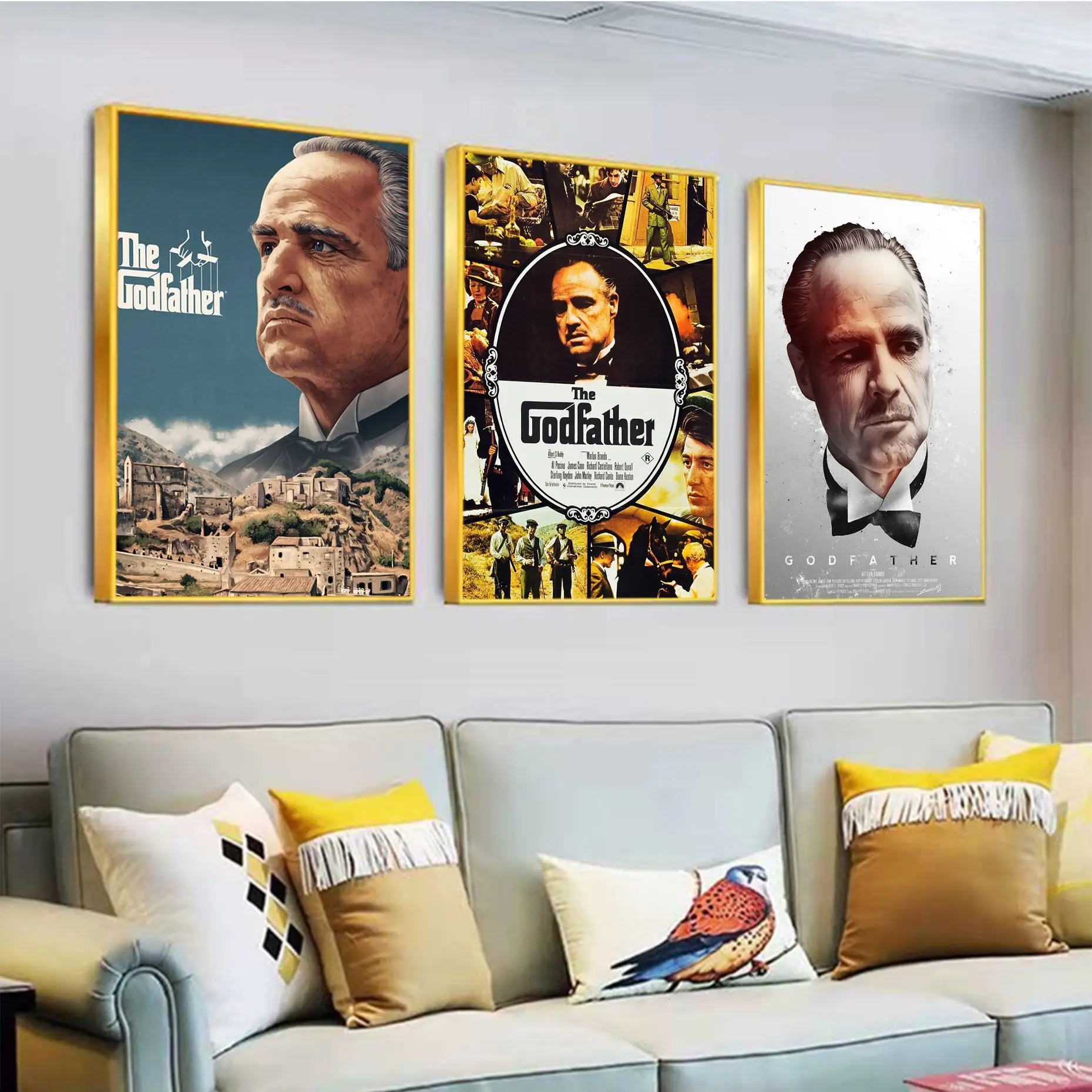 

Godfather Good Quality Prints And Posters Fancy Wall Sticker For Living Room Bar Decoration Wall Decor