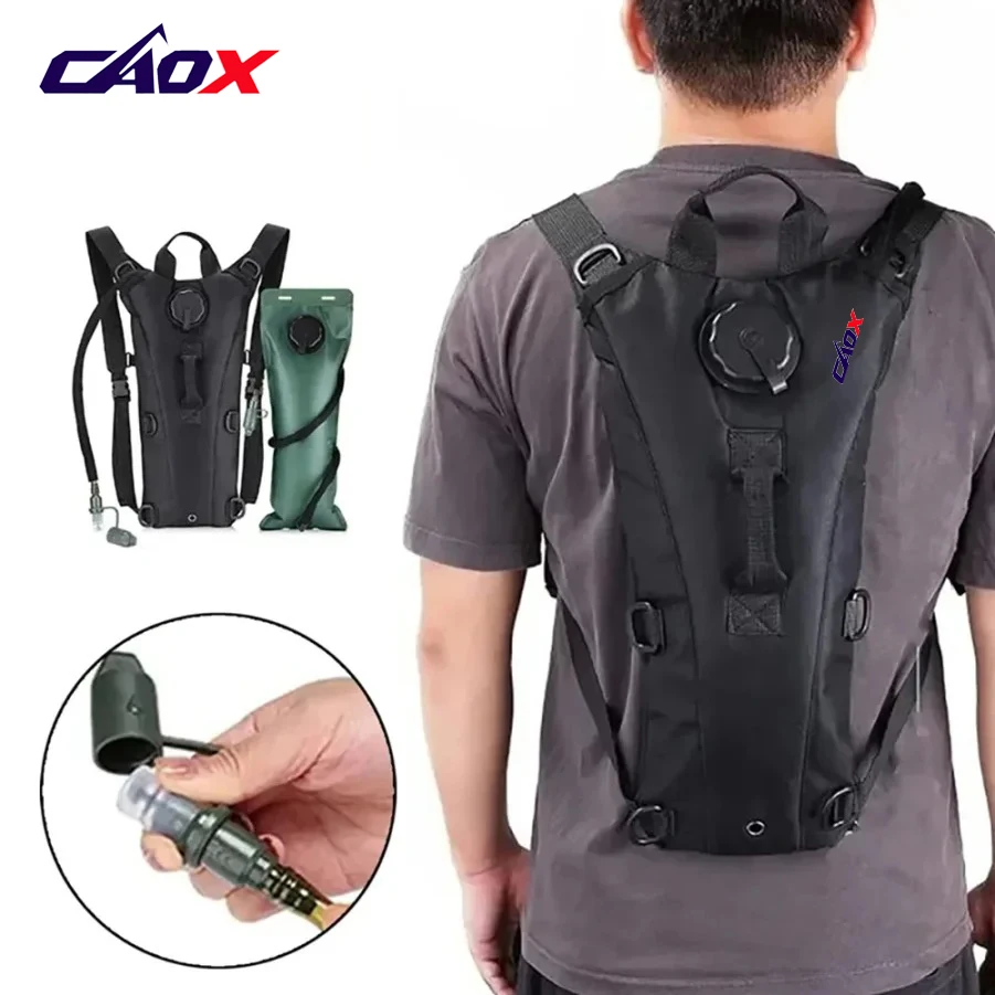 CAOX 3L 전술 물병 방수 야외 스포츠 배낭 여행 사이클링 등산 편리한 스포츠 물 주머니