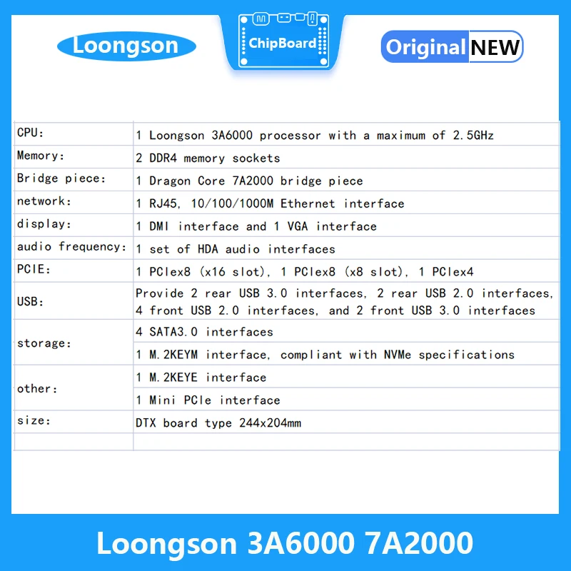 Loongson ǻ κ, 3A6000, 7A2000