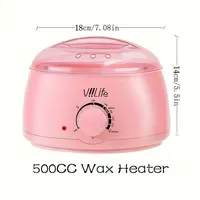 400ml Hair Removal Tool Smart Warmer Wax Heater Hands Feet Epilator Depilatory Skin Care Paraffin Wax Machine Kit+Wax Beans 2