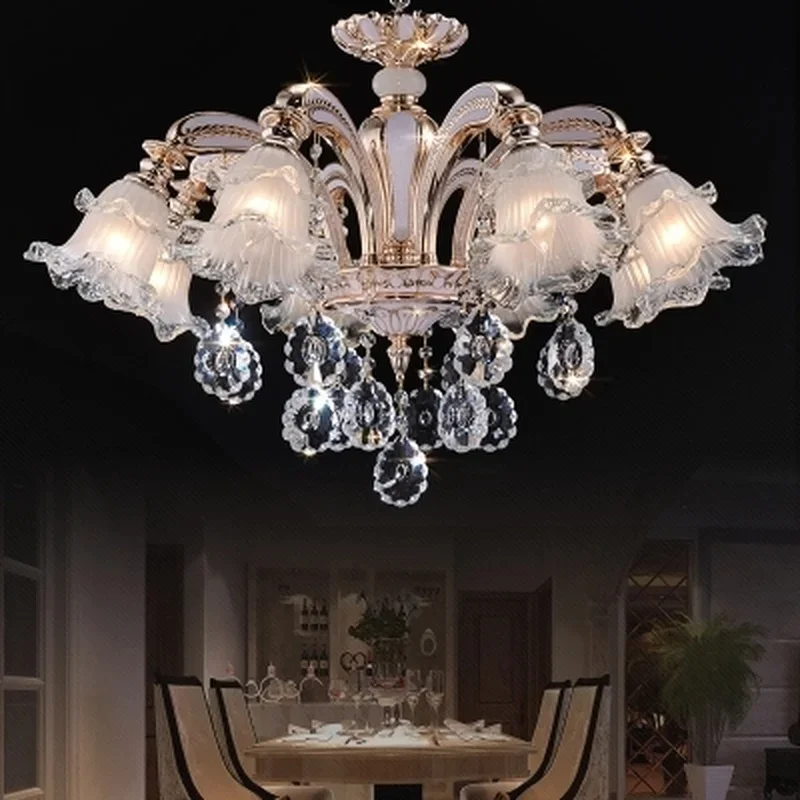 Lustre en cristal de luxe pour salon, lampe d'intérieur, lumières ...