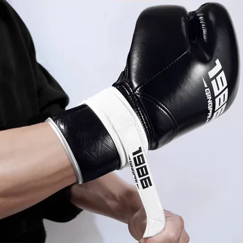 Self Lace Up Boxing Gloves For Muay Thai