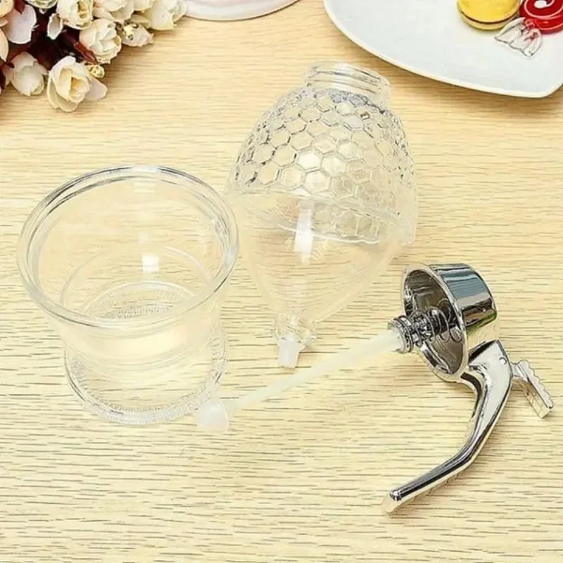 Kettle Juice Syrup Cup Bee Drip Dispenser Honey Dispenser Kettle Honey Jar Container Squeeze Bottle Storage Pot