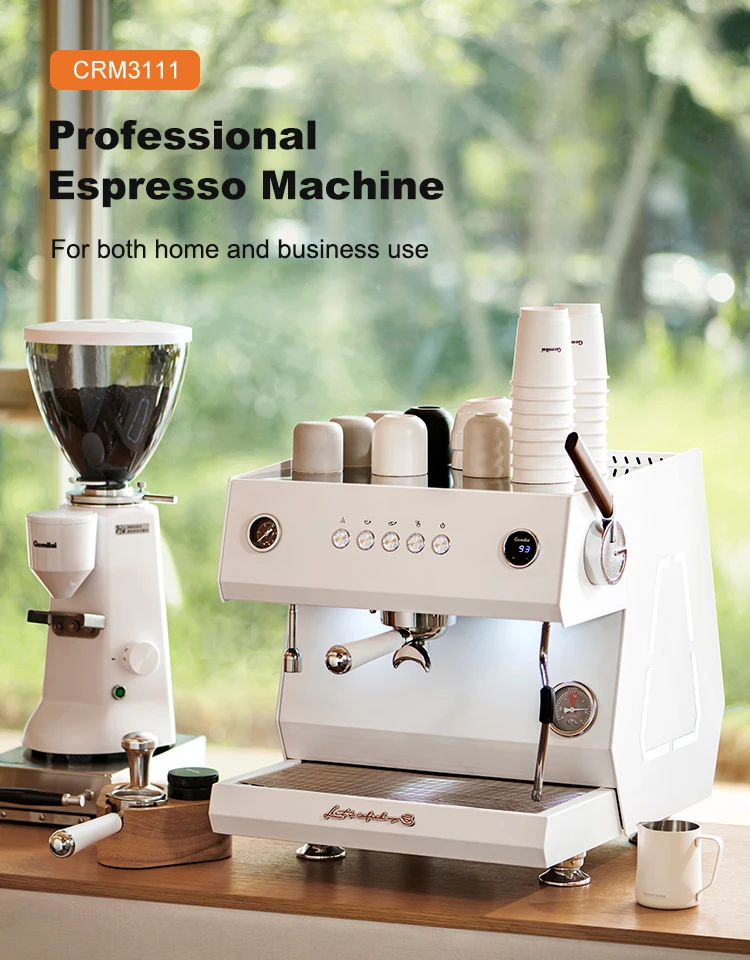 コーヒーマシン イタリア製 半自動家庭用 イタリア製 CM3000高圧蒸気
