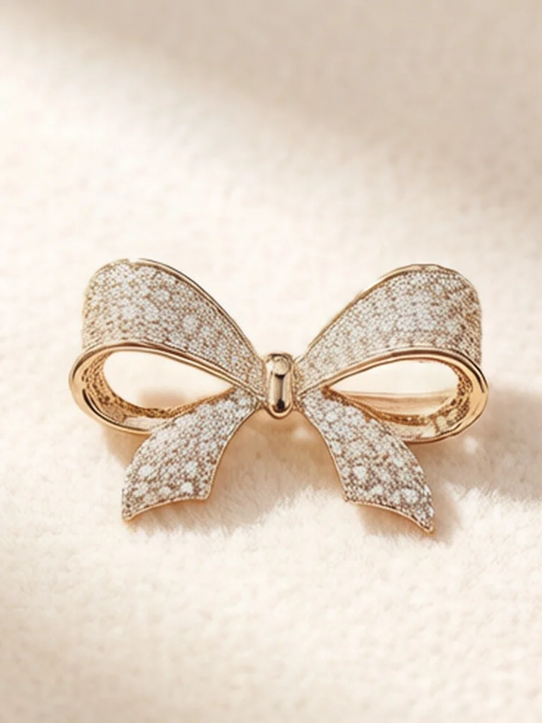 New Clothing Accessories Scarf Clips Badge Themed Brooches Bow Tie Accessories Metal Pins Versatile Wedding Guest Brooches Badge Brooches Decorations Shoe Accessories Decorative Pins Simple Ins Style  - 6