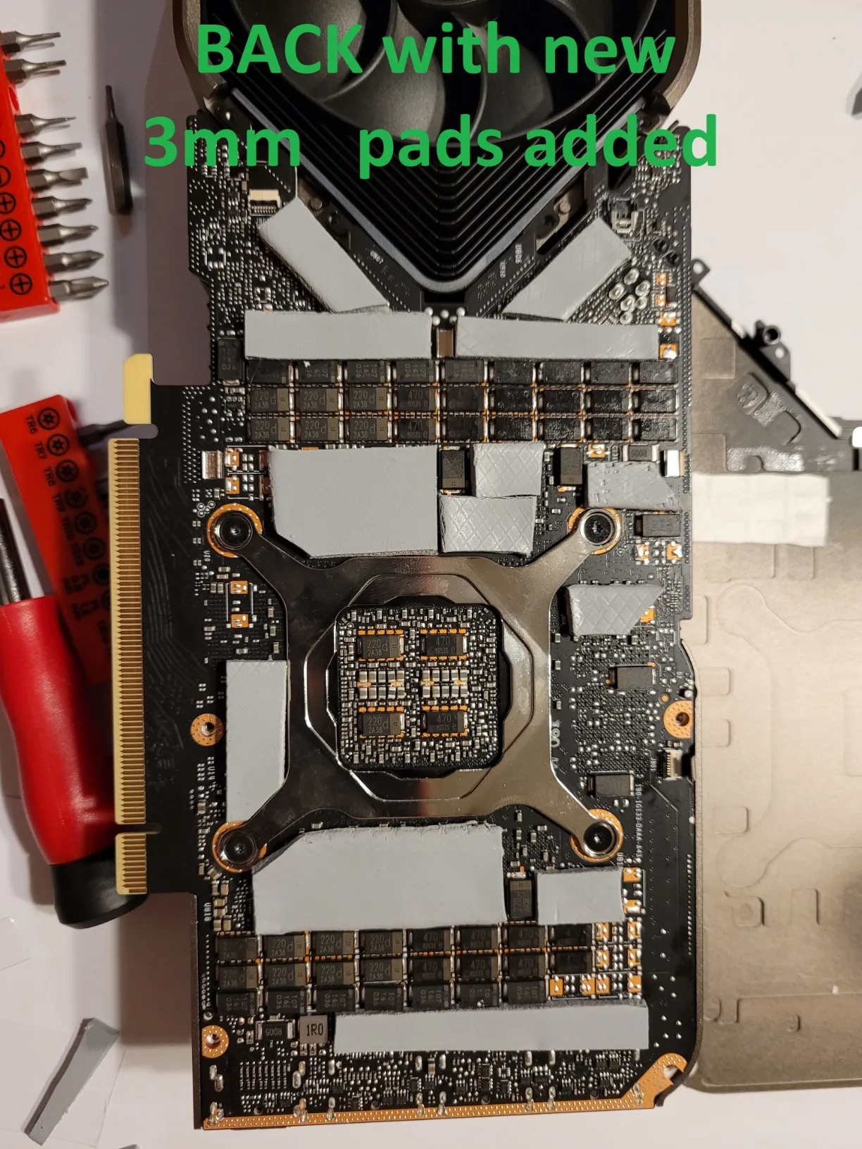 CPU, placa gráfica GPU, graxa térmica Pad, Motherboard, Multi-Size