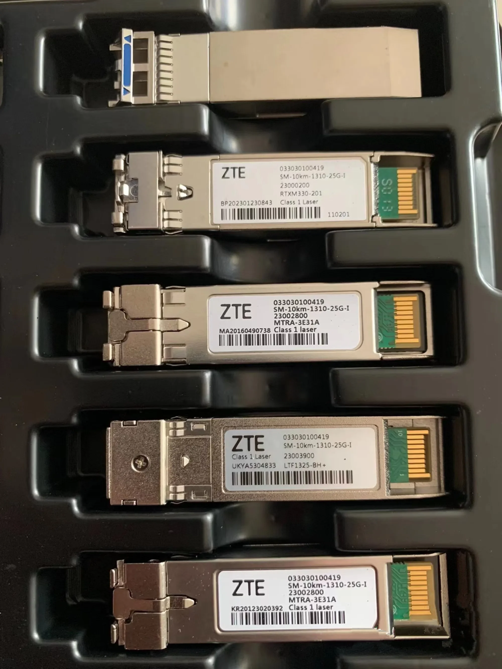 ZTE 25G Sfp Transceiver 033030100419 SM-10KM-1310NM-25G-I 25GB Fiber Optical Module