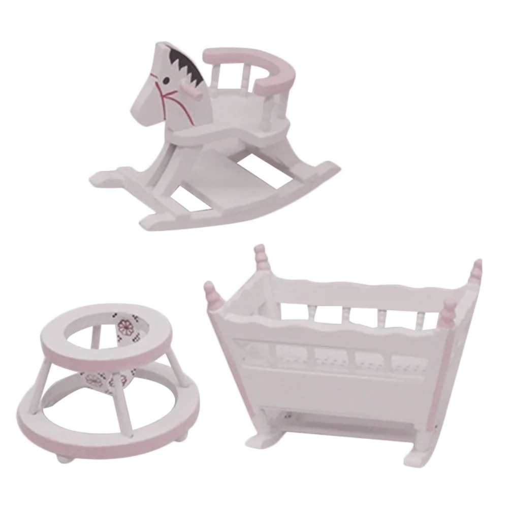 

Children's Room Furniture Miniture House Bassinet Baby Walker