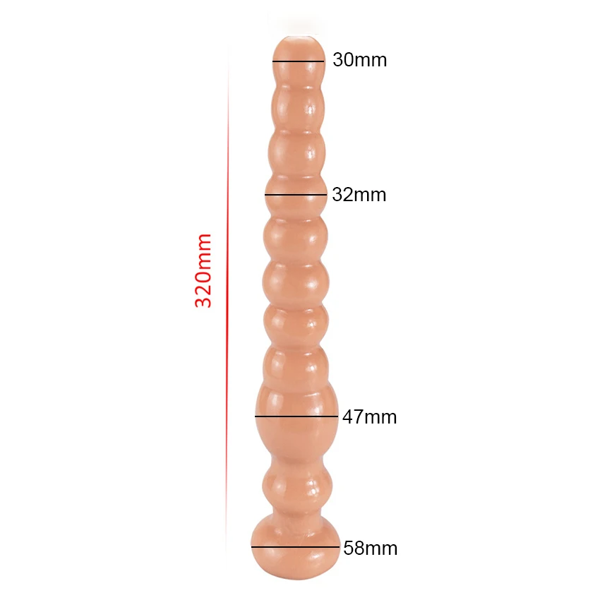 Perline anali lunghe Palline Grande Butt Plug Grande Buttplug Giocattoli erotici del sesso per donna Uomo Gay Dilatatore Massaggiatore prostatico Adulti_voghion.com
