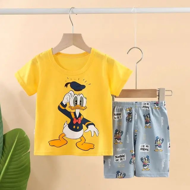 Kids Clothes Set Summer Children Suits Girls Short Sleeve Sets Baby Girls Two Clothes T-shirt + Shorts Sets Toddler Clothing