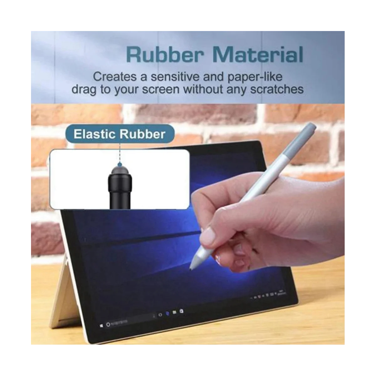 

3 Pcs HB Pen Tips for Microsoft Surface Pro4/5/6/7/Book High Sensitivity Pens Refill Sensitive Fine Rubber Nib Replace