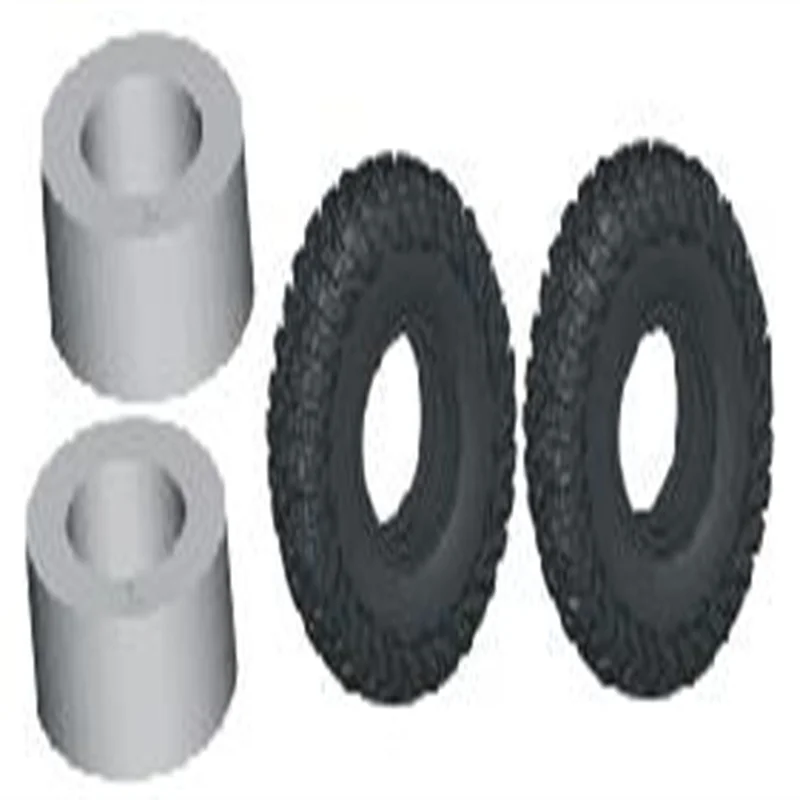 

Spare Parts 18137 2.2 Inch High Performance All Terrain tire set With Memory Foam Included For 18000 2.4GHz RTR 1/10 RC Car