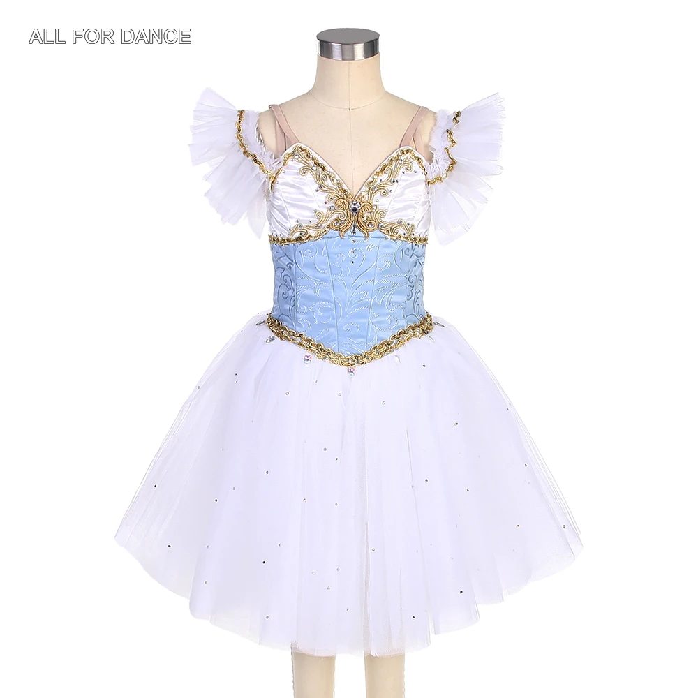 

B22332 Sky Blue Professional Dance Costume Romantic Ballet Tutu Long Tutu for Girl & Women Stage Performance Ballet Tutu