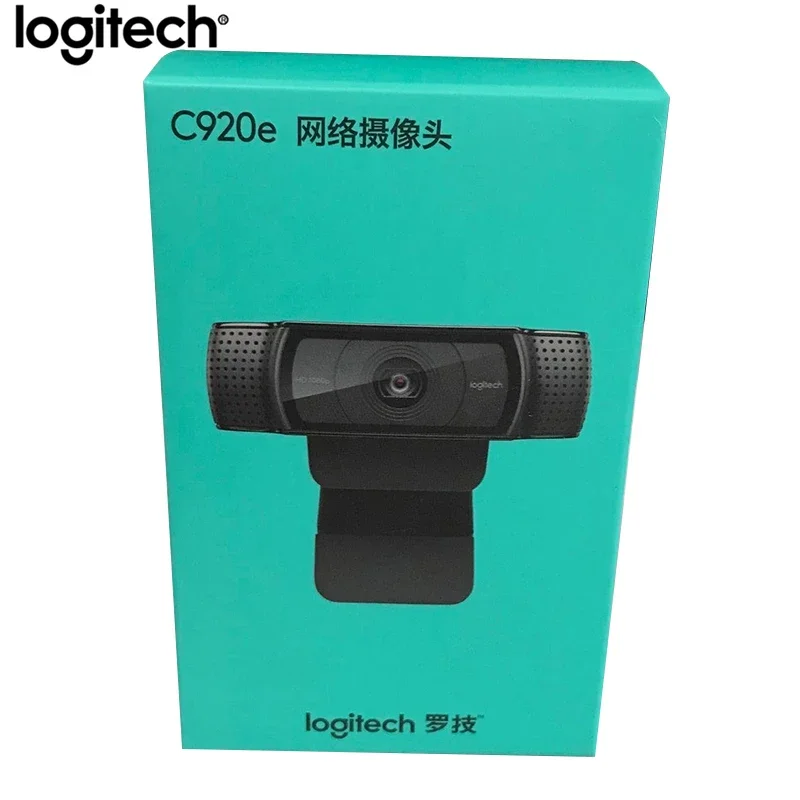 PC Webcam Logitech C920e HD Pro Widescreen Video Chat Recording USB 1080p for Computer C920 Upgrade Version CMOS