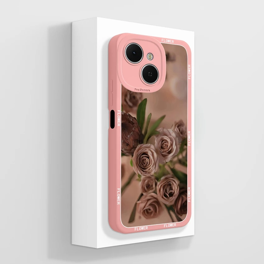 Cute Rabbit Shockproof Silicone Phone Case - Tecno Spark 40C