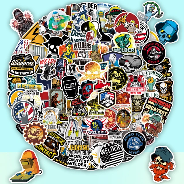 Aufkleber Set für Laptop Auto Skateboard Motorrad Sticker Pack