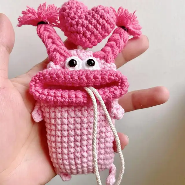 Porte-clés Crochet fait à la main, porte-clés universel, manchon