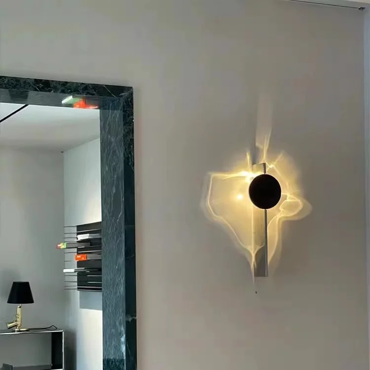 Water Ripple Rotating Wall light Luxury Rotatable Wall lamp for Bedroom Living Room Background Stairs Aisle Designer wall lamp 5