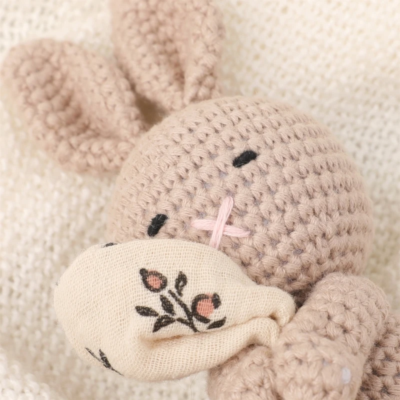 Calming Baby Sleep Cloth Soft Infant Soothing Small Blanket Breathable Comforter for Toddlers Lovely Companion A2UB