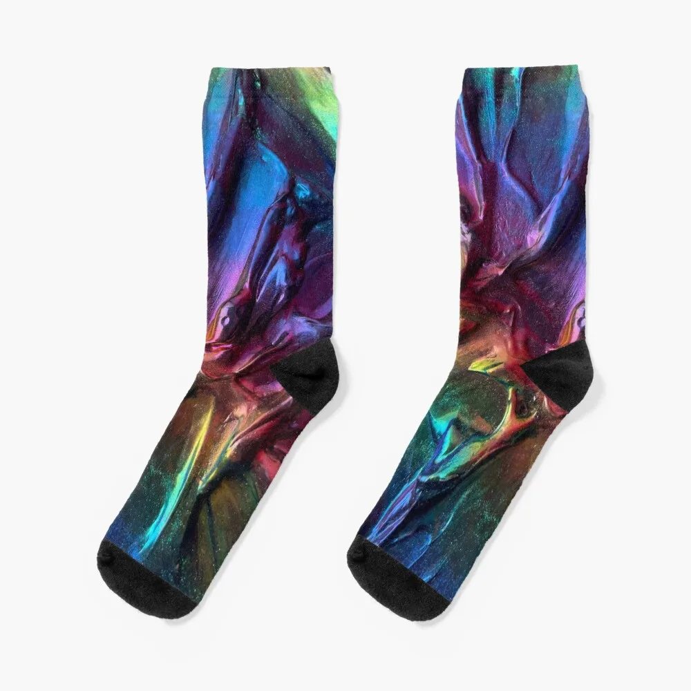 Textured Oil Slick Socks Cartoon characters socks Children's socks heated socks Male Socks Women's