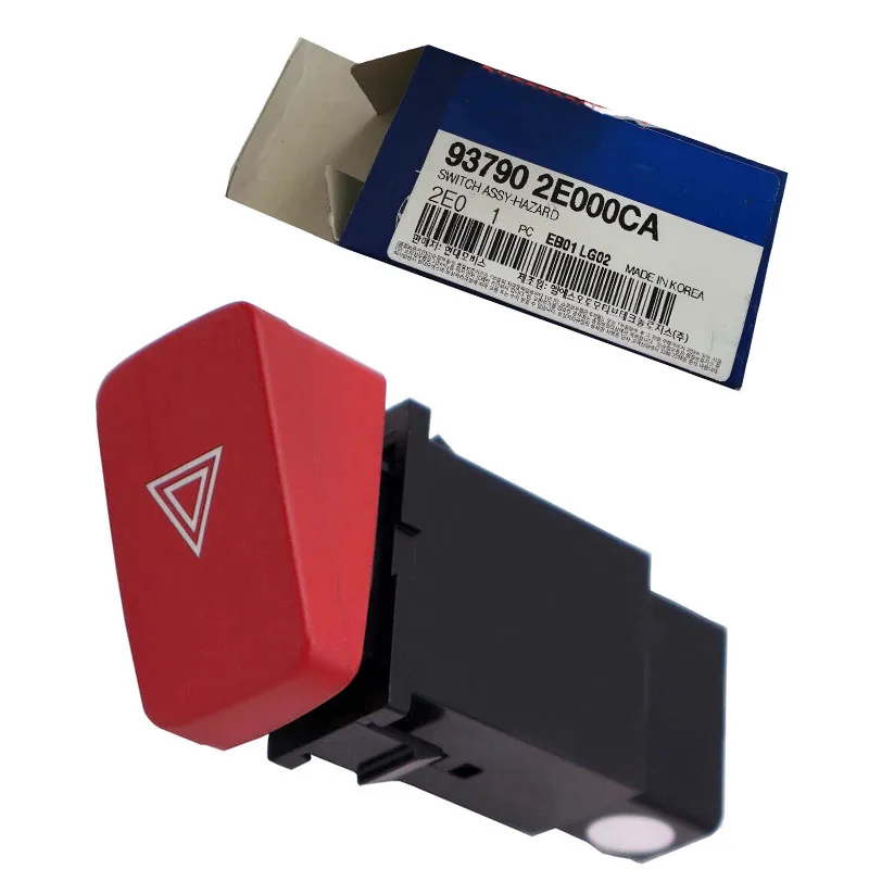NBJKATO Brand New Genuine Hazard Emergency Flasher Warning Switch Button 93790-2E000 For Hyundai Tucson 2005-2009