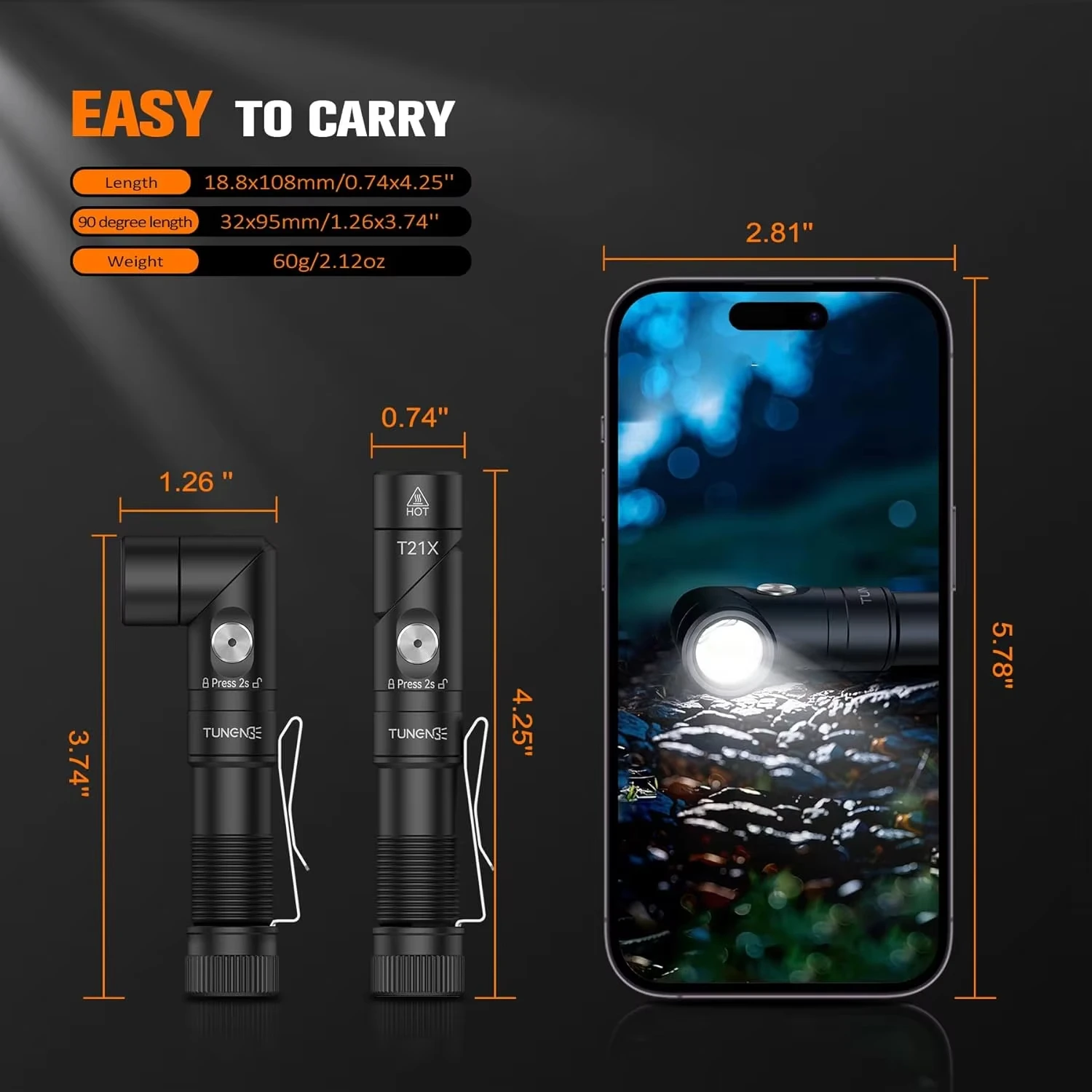 TUNENGE T21X 90 Degree Headlamp Flashlight USB C Rechargeable AA Flashlight LED with Headband Kit For Hiking Camping Emergency led flashlight led flashlights camping light led torch light