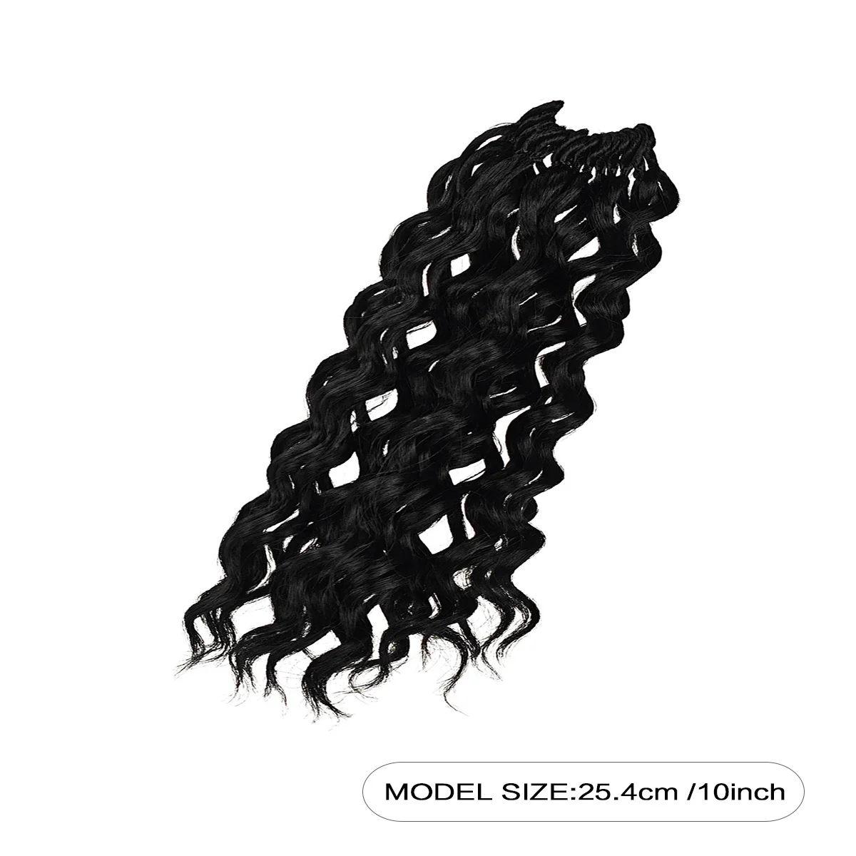 3X DEEP TWIST Curly Crochet Hair Ocean Wave Crochet Braids 18 Inch Water Wave Hair for Women Beach Curl Synthetic Braid