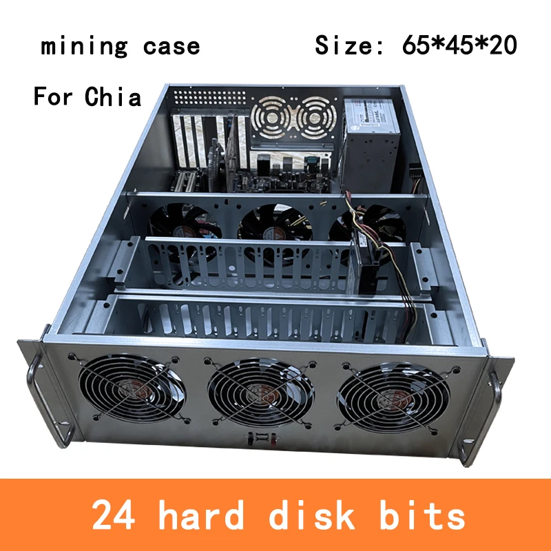 Servidor para Placa Gráfica Placa-mãe 24 Disk Chassis Frame Servidor Conexão Direta 24 Hard Disk Bit Atx Padrão Case do