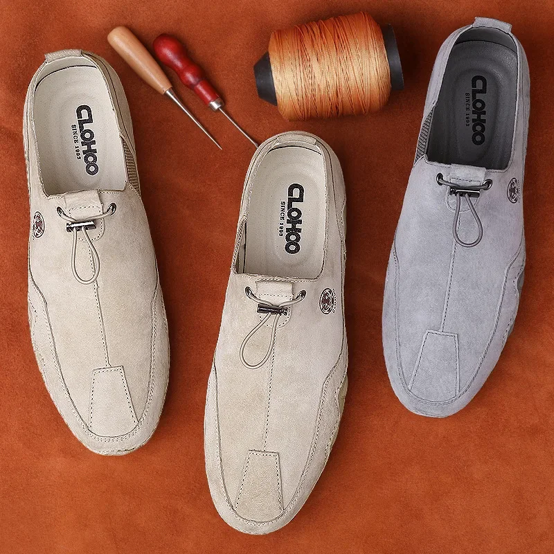 

Business Popular Loafers Men's Genuine Leather High-End Octopus Casual Leather Shoes Men's Trendy Soft Bottom Moccasins