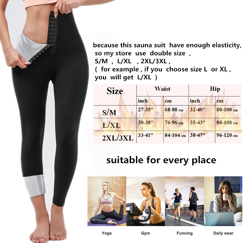 Pantalon de Sauna en néoprène pour femmes, pantalon de perte de poids,  d'entraînement à la taille, Legging amincissant, contrôle du ventre -  AliExpress