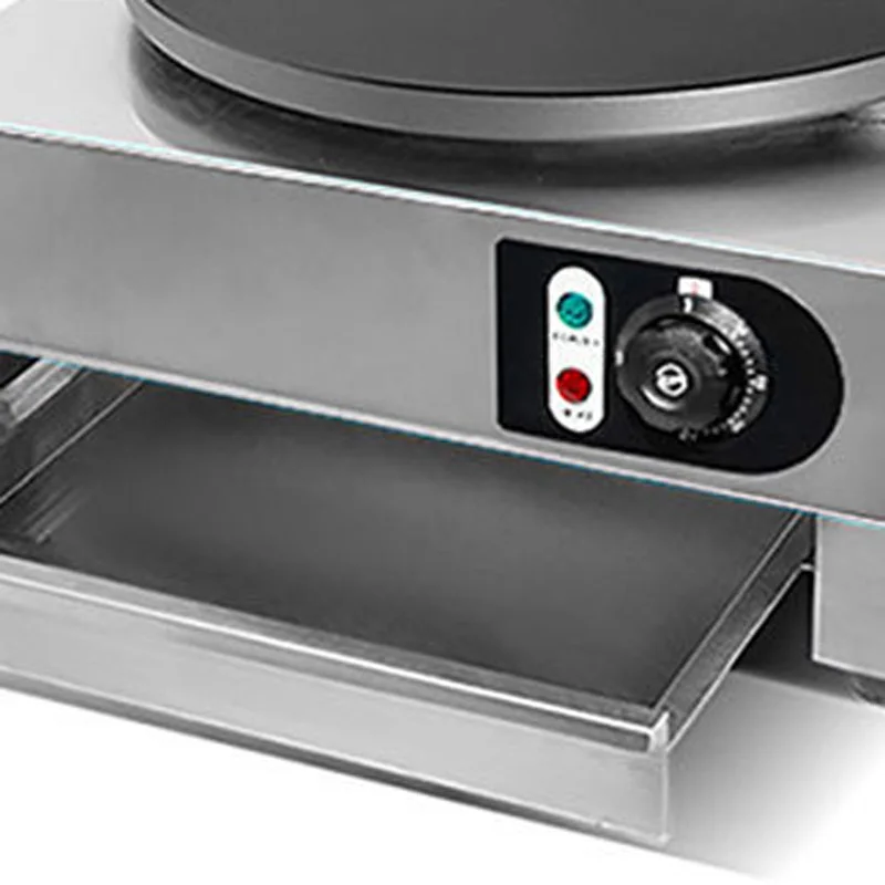 Commercial Electric Crepe Maker Pancake Machine 40cm Big Hotplate Non Stick Kitchen Tool 220V 3KW 5