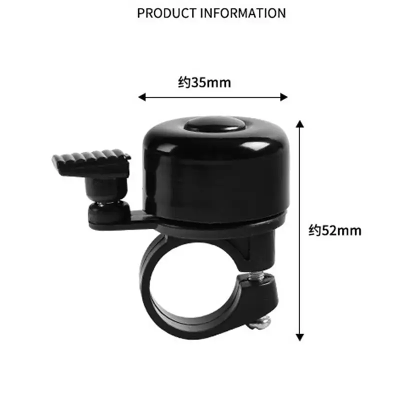 Bicycle bell Mountain bike bell Bicycle horn Bicycle alarm Bicycle accessories 1PC Alloy Safety Cycling Handlebar Ring Bicycle Call Bike Accessories Bicycle Bell Alloy Mountain Road Bike Horn Sound Alarm