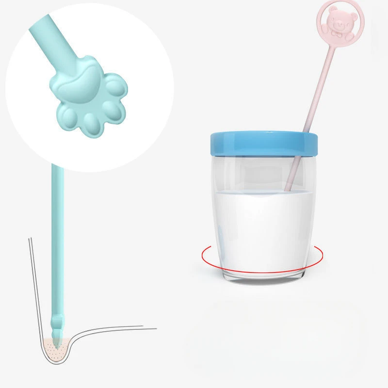 Infant Formula Mixing Rod Silicone Long Handled Milk Mixer