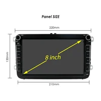 2 DIN auto radio za VW Amarok Caddy Golf 5 6 Plus GTI R Rabbit Skoda Yeti Octavia Seat 6
