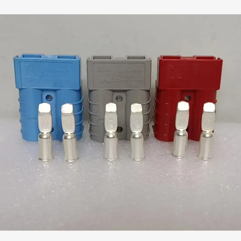 Red, 6 AWG 50 Amp Battery Connectors for sb50 50A 600V Plug Battery Power Connector 2 Pairs 4 pcs+4 Pcs 50 Amp Dust Cap Cover 