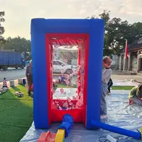 Commercial Grade Custom Inflatable Cash Machine Inflatable Money Machine Booth Money Grab Machine for Promotion Advertising 1