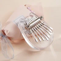 8 Key Mini Wood Kalimba High Quality Exquisite Finger Thumb Piano Marimba Musical Good Accessories Pendant Gift 2