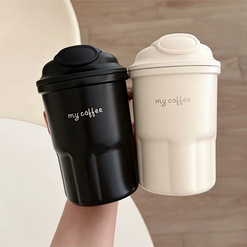 Cute Korean Coffee Cup Thermos With Straw Tumbler 450Ml 23 Cute Korean Coffee Cup Thermos With Straw Tumbler 450Ml