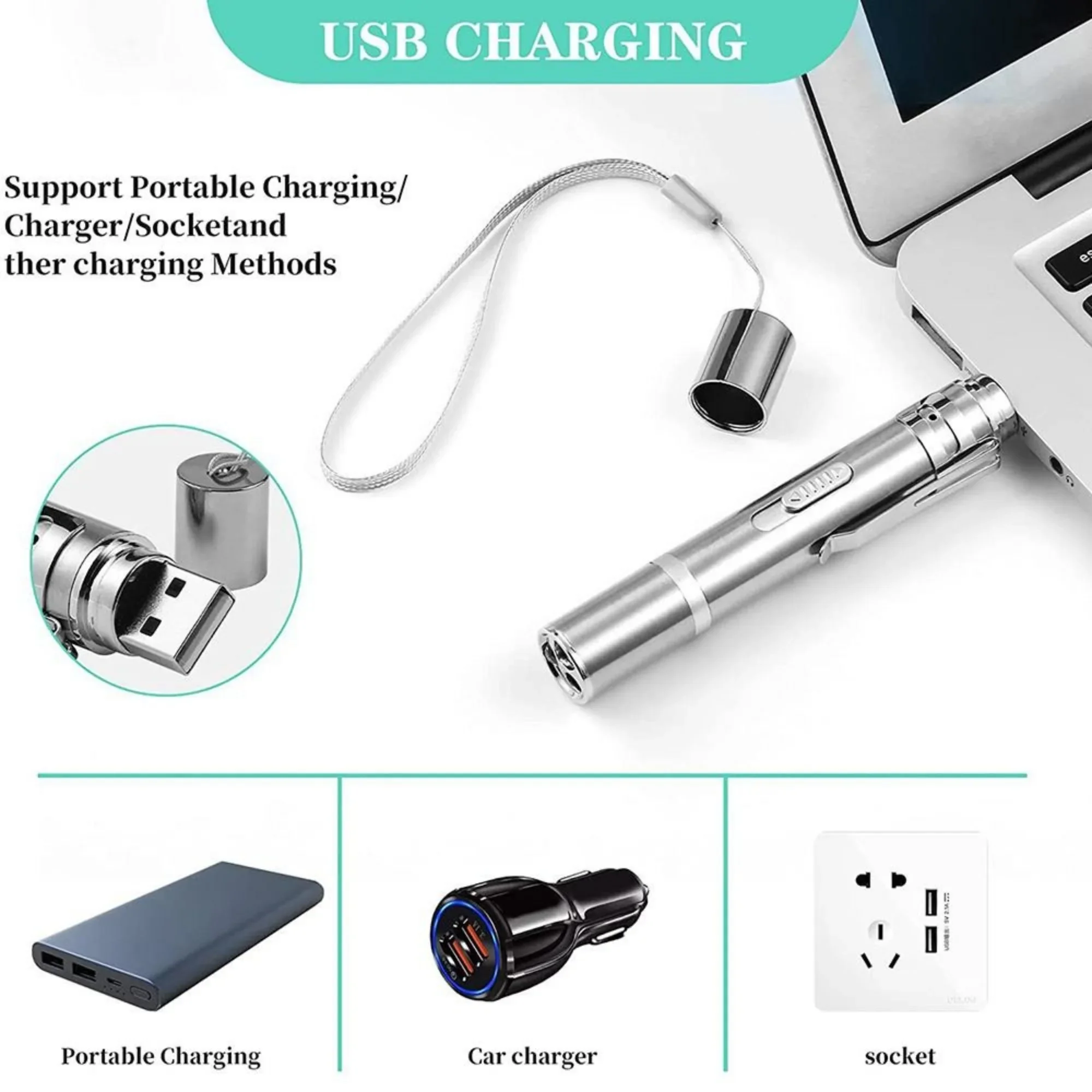 5-Pattern Rechargeable LED Pet Laser Toy 4